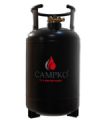 CAMPKO REFILLABLE GAS BOTTLE 30 LITRES WITH 80% MULTIVALVE