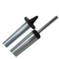 VIA MONDO STEEL SPIKED POLE WITH FOOT 140-200cm 19/22mm