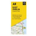 AA EAST ANGLIA ROAD MAP