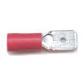 PUSH-ON MALE RED 6.3mm (100)